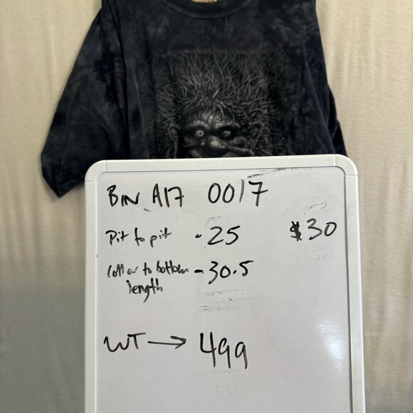 Vtg The Mountain 2001 Tie Dye T-Shirt Native American Wolf Spirit Men’s Large - Picture 7 of 10